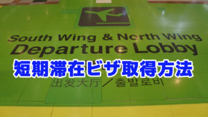 短期滞在ビザ（訪問ビザ）取得方法