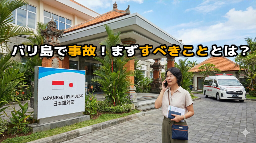 バリ島で病気や事故になったら、まずすべきこと