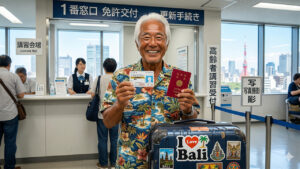 海外移住者の免許証更新