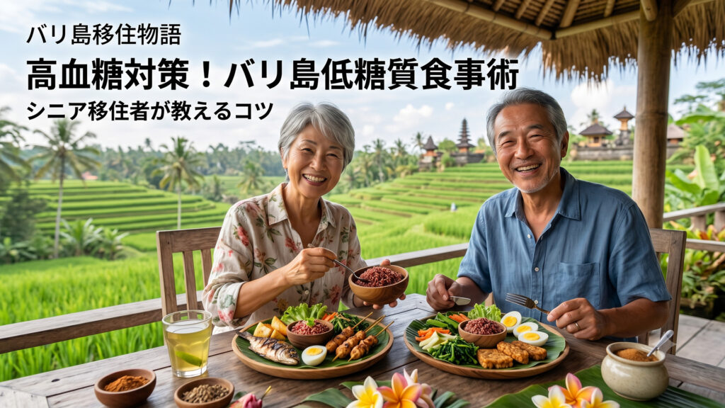 バリ島移住生活での糖質制限食事