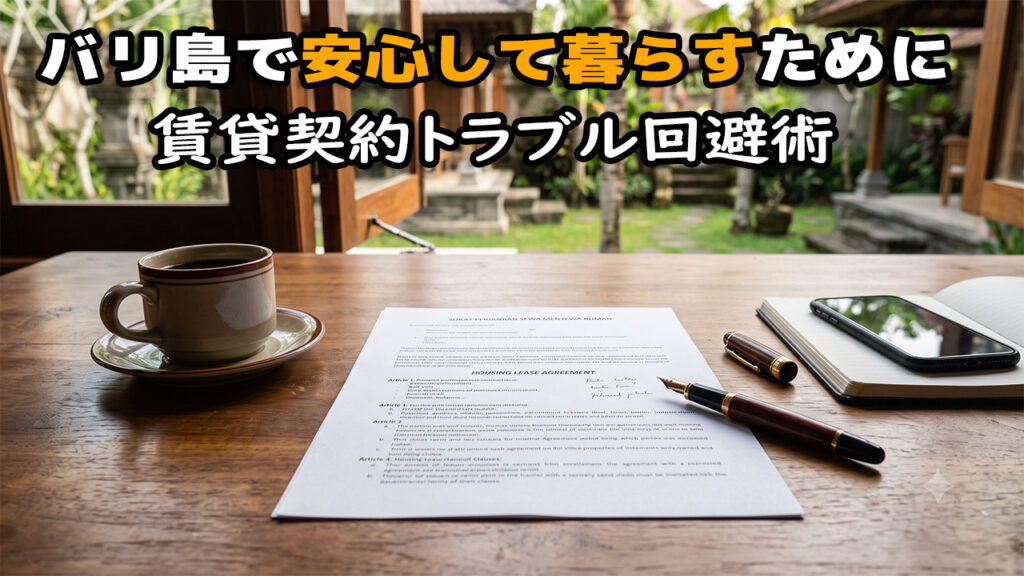 住宅賃貸トラブル回避術