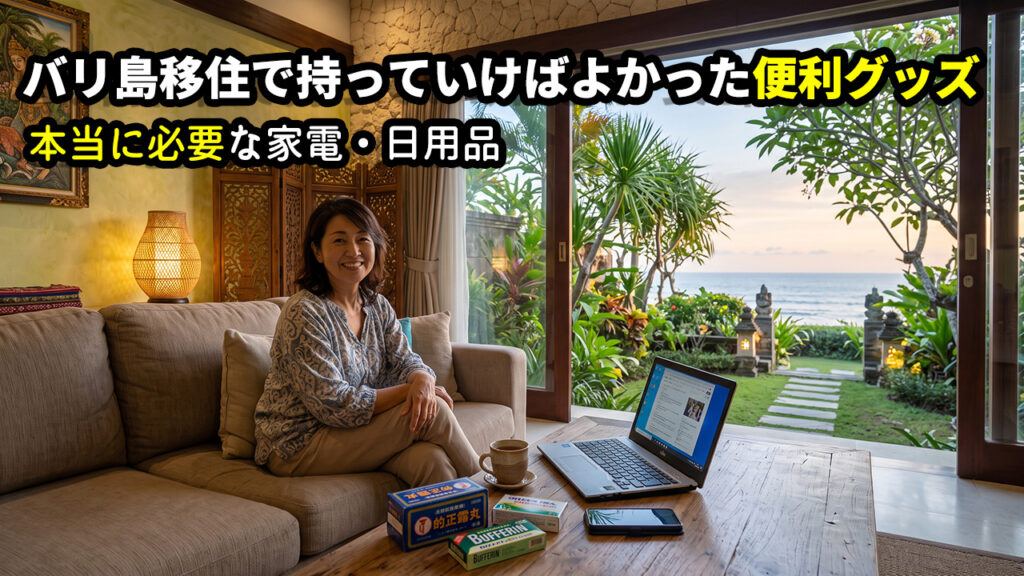 移住生活であると便利な家電と日用品