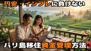 バリ島移住生活資金管理方法