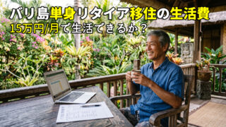 バリ島単身リタイア移住者の生活費
